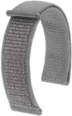correa textil Hirsch Vocem L 41409030-0, gris, velcro, longitud L, Quick Release