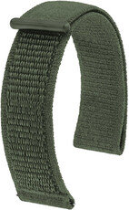 correa textil Hirsch Vocem L 41409040-0, verde, velcro, longitud L, Quick Release
