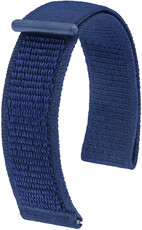 correa textil Hirsch Vocem L 41409080-0, azul, velcro, longitud L, Quick Release