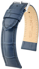 Correa de piel Hirsch Duke 01028180NQ-2, azul, teletina