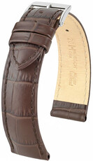 Correa de cuero Hirsch Duke L 01028010NQ-2, marrón, piel de ternero, longitud L
