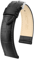 correa de cuero Hirsch Duke L 01028050NQ-2, negro, piel de becerro, longitud L