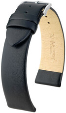 correa de cuero Hirsch Toronto L 03702050NQ-2, negro, piel de ternera, longitud L