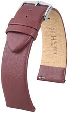 Correa de piel Hirsch Viazza 03920112-2, morado, teletina, Quick Release