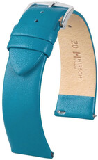 Correa de piel Hirsch Viazza 03920184-2, azul, teletina, Quick Release