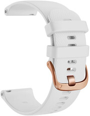correa de silicona Ricardo Aprica 18mm, White, Quick Release