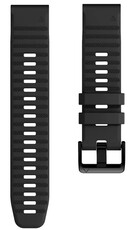 correa de silicona Ricardo Passo Rolle 26mm, QuickFit, Black