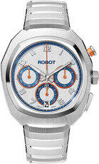 Robot Robotic One Silver 2501ST01 Automatic Chronograph (+ correa de repuesto)