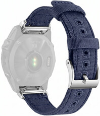correa de nailon Ricardo Ortisei 22mm, Blue/Silver, QuickFit