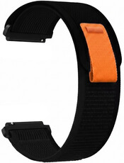correa de nailon Ricardo Carezza 22mm, Black, Quick Release