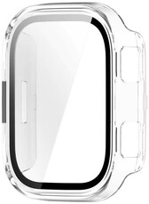Funda protectora (pro Amazfit Bip Max), plástico, transparente + cristal