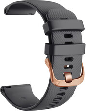 correa de silicona Ricardo Aprica 18mm, Black, Quick Release