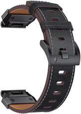 Correa de cuero Ricardo Sappada 26mm, Black, QuickFit