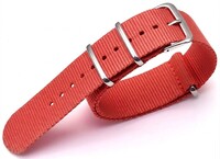 Correa de nailon Ricardo Kronplatz, rojo V2, NATO