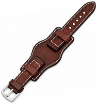 Correa de piel Ricardo Asti premium, Red, Quick Release