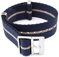 Correa textil Ricardo Mantova premium, Blue/Beige, NATO