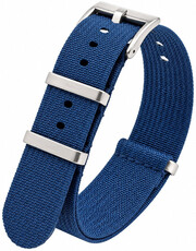 Correa textil Ricardo Olbia premium, Blue, NATO