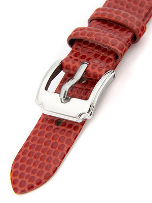 Correa de piel roja de señora para reloj HYP-02-FLAME