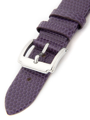 Correa de piel púrpura de señora para reloj HYP-02-VIOLET