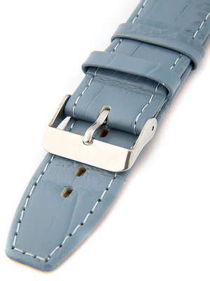 Correa de piel azul de señora para reloj W-309-J