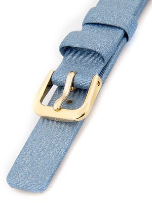 Correa de piel azul de mujer para reloj R1-BL2