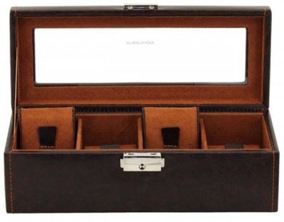 Estuche de reloj Friedrich Lederwaren Bond 20086-3