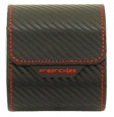 Funda para relojes Friedrich Lederwaren Carbon 32057-2