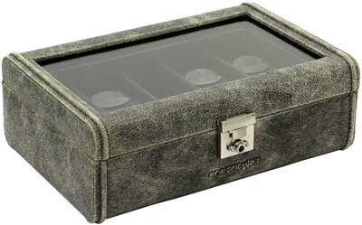 Estuche para relojes Friedrich Lederwaren Cubano 27022-8