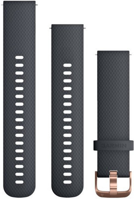 Correa de silicona Garmin 20mm (pro Venu, Venu Sq, Venu 2 plus aj.), azul, Quick Release, + parte extendida