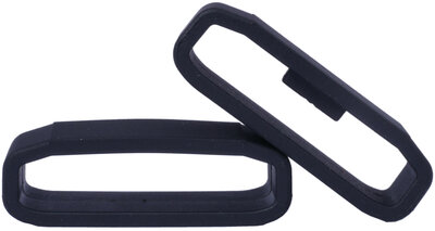 Trabilla de silicona Garmin (para QuickFit 26mm), black, 4 uds