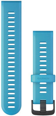 Correa Garmin Forerunner 935/945/955, silicona, azul, hebilla negra