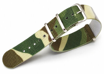 correa de nailon Ricardo Kronplatz, camuflado, NATO