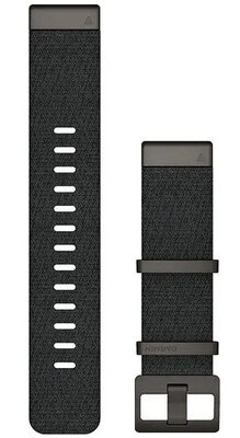 Correa de nailon Garmin 22mm (pro Garmin Fenix 8/7/6 (47mm), Epix 2 aj.), negro, QuickFit