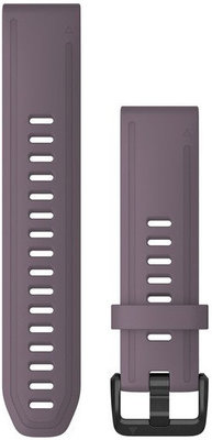 Correa de silicona Garmin 20mm (pro Garmin Fenix 8/7S/6S (43mm), aj.), morado, QuickFit