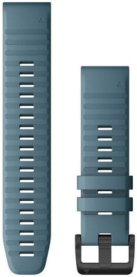 Correa de silicona Garmin 22mm (para Garmin Fenix 8/7/6 (47mm), Epix 2 y otros), azul V5, QuickFit, 010-12863-03