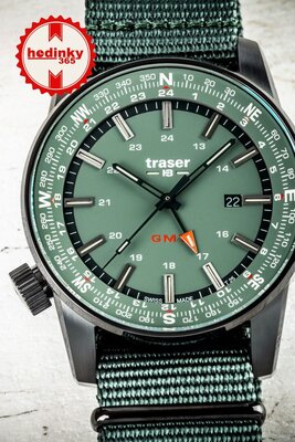 Traser P68 Pathfinder GMT Green 109035
