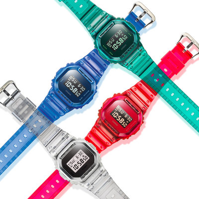 Casio G-Shock Original DW-5600SB-4ER Color Skeleton Series