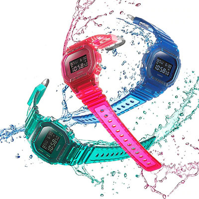 Casio G-Shock Original DW-5600SB-4ER Color Skeleton Series