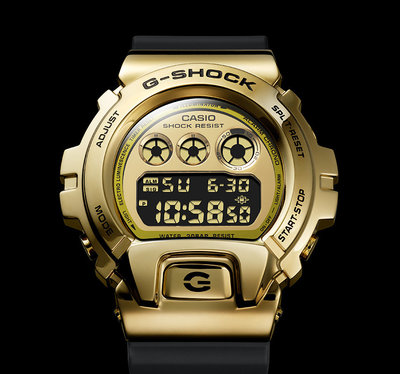 Casio G-Shock GM-6900G-9ER Metal Covered - DW-6900 Release 25th Anniversary Edition