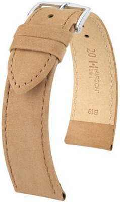 Correa de piel beige Hirsch Osiris L 03433090-2 (Teletina)