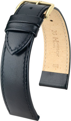 Correa de piel negra Hirsch Osiris L 03475050-1 (Teletina)