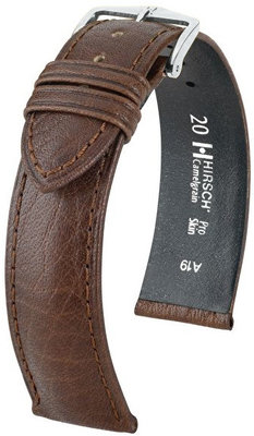 Correa de piel marrón Hirsch Camelgrain L 01009015-2 (Teletina)