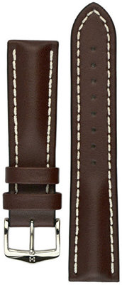 correa de cuero Hirsch Heavy Calf L 01475010-2, marrón, piel de becerro, longitud L, Quick Release
