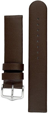 correa de cuero Hirsch Scandic L 17872010-2, marrón, piel de ternero, longitud L, Quick Release