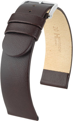 Correa de piel marrón oscuro Hirsch Scandic L 17872010-2 (Teletina)