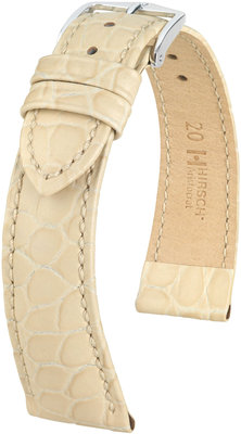 Correa de piel beige Hirsch Aristocrat L 03828090-2 (Teletina)
