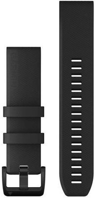 correa de silicona Garmin 22mm (para Garmin Fenix 8/7/6 (47mm), Epix 2, etc.), negro, QuickFit, 010-12901-00