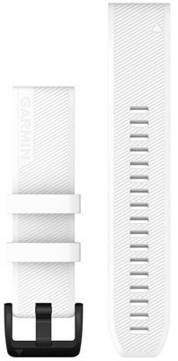 Correa Garmin Approach S62, silicona, blanca, hebilla negra