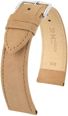Correa de piel beige Hirsch Osiris M 03433190-2 (Teletina)