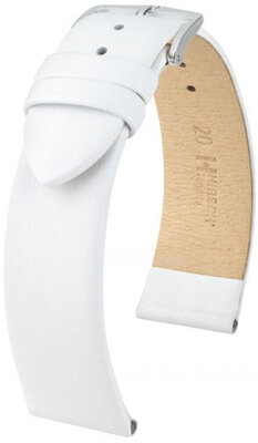 Correa de piel blanca Hirsch Toronto M 03702100-2 (Teletina)